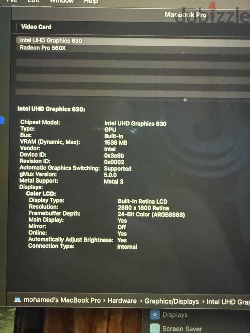 Macbook pro 2019 like new 5