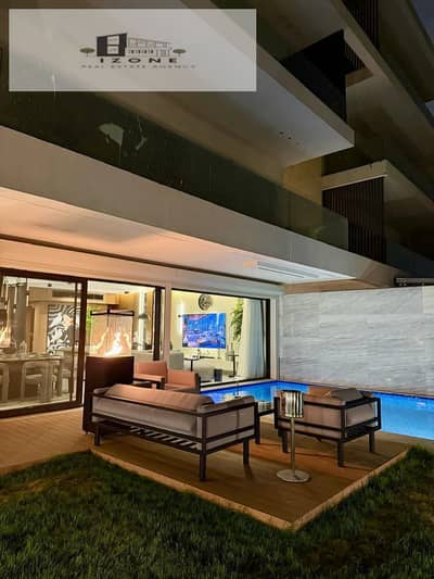 Apartment for Rent Fully Furnished with Private Pool and Jacuzzi in Lake View Residence New Cairo, 220 sqm, 3 Bedrooms, 3 Bathrooms