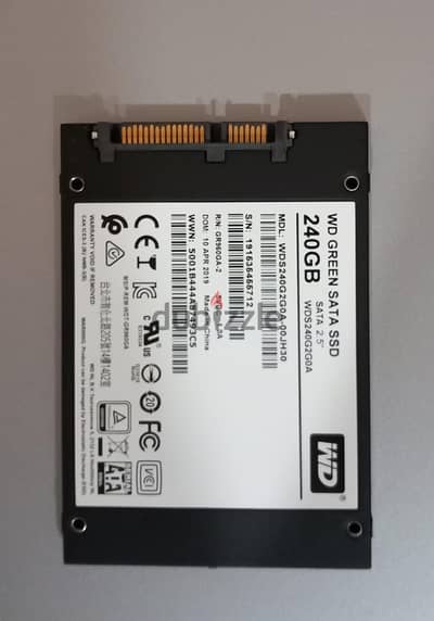 Ssd 240 Western Digital health 100%