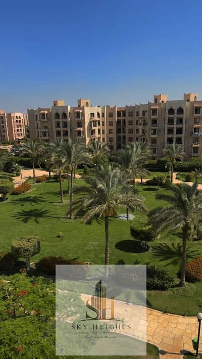 Furnished apartment for rent in Rehab City, prime location, ultra super-luxury finishing, wide garden view, and a great price.