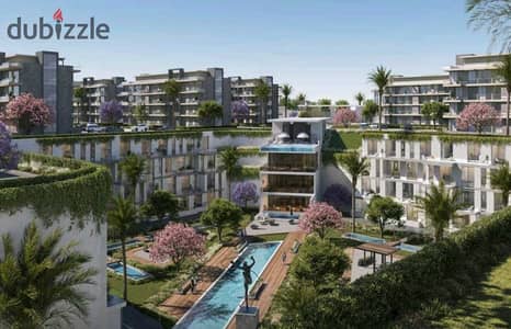 شقة للبيع بمساحة كبيرة و تطل على فيو لاند سكيب امام مول مصر و بجوار Owest