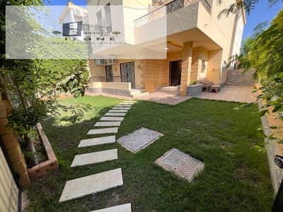 Quad Villa for Rent Fully Furnished in Al Rehab First Use A1 Model 225 sqm Land 190 sqm Built up 4 Bedrooms 3 Bathrooms Modern Furniture