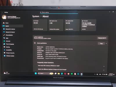 Asus vivo book pro 15