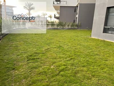 شقة مفروشة بحديقة للإيجار في كايرو فستيفال سيتي | الفطيم | التجمع الخامس New Cairo  CFC