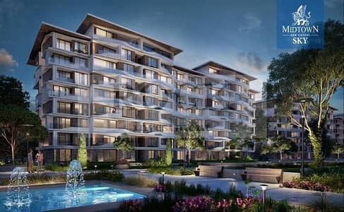 For Sale 105 sqm Ground Floor Apartment with Garden at a bargain price in Midtown Condo, New Administrative Capital