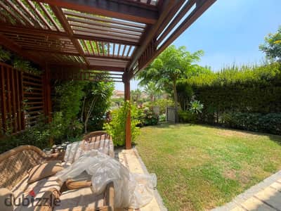 Semi-furnished standalone villa for rent in Stone Park Compound