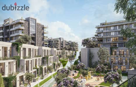 Apartment for sale with two rooms overlooking a landscape view in front of Mall of Egypt and next to Owest