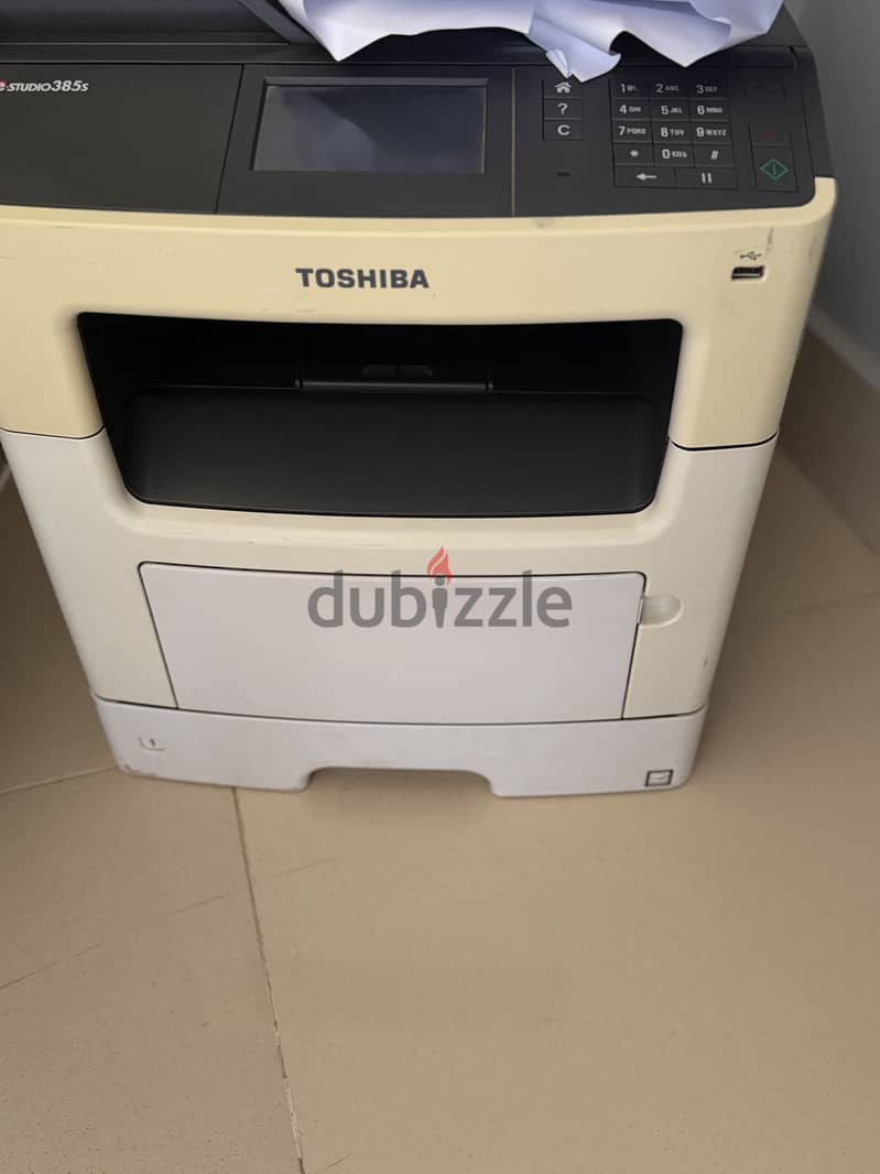 برنتر  توشيبا طابعة | Toshiba e-STUDIO 385S Printer للبيع استعمال خفيف 1