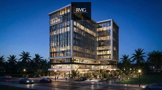 40 sqm Administrative Office in Capital Square – EGP 2.12M Cash Price Paid Over 5 Years | Launch Offer