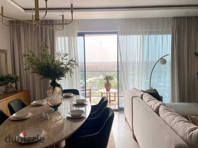 Own and invest in a finished studio with air conditioning in Zed Towers Sheikh Zayed without a down payment and for the longest repayment period
