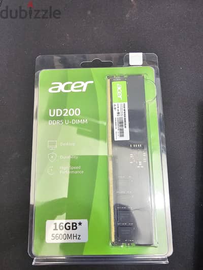 Acer 16GB UD200 DDR5-5600 UDIMM Desktop RAM | New