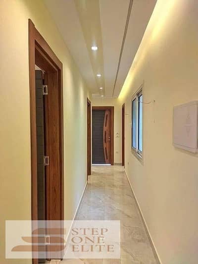Fully finished apartment for sale at half price; prime location, just minutes from Cairo Festival City.