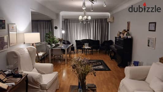 Fully furnished apartment for families for rent, fully air-conditioned, in Nasr City on Makram Ebeid Main Street
