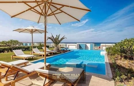 Chalet ready for immediate delivery by the sea, fully finished ultra super lux in Retan, Sidi Abdel Rahman next to Marasi