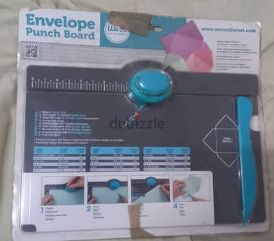 آلة صناعة الأظرف الورقية - envelope punch board