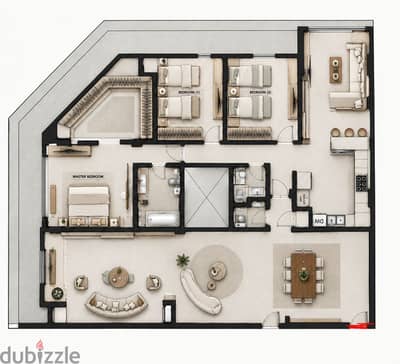 Apartment for sale 270 m with open view and ultra lux finish