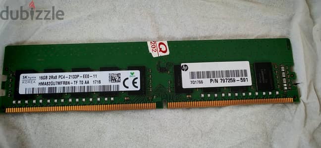 رامة sk Hynix 16G Ddr4 pc4 2133