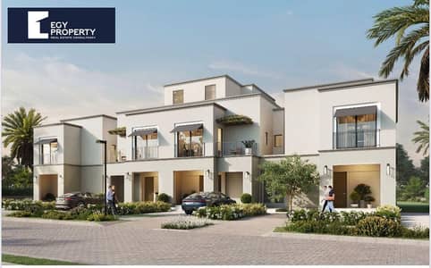 Townhouse Villa for sale Fully Finished Super Lux with Furniture in Uptown Cairo - Mokattam