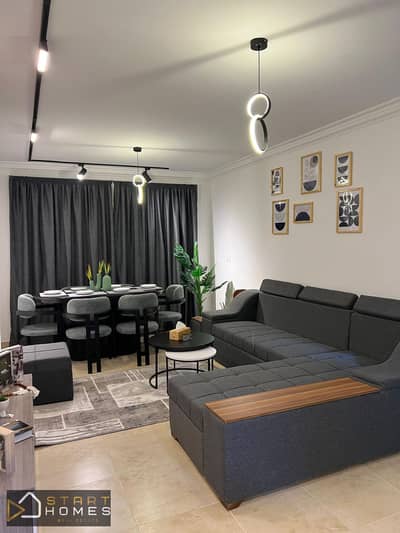 Furnished apartment for rent in Madinaty – B12; features a distinctive view overlooking the wide garden. Furnished apartment for rent in Madinaty – B12; features a distinctive view overlooking the wide garden.