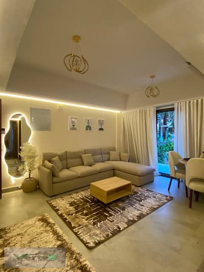 Furnished Ground Floor Apartment with Garden for Rent in Privado, Madinaty Furnished Ground Floor Apartment with Garden for Rent in Privado, Madinaty