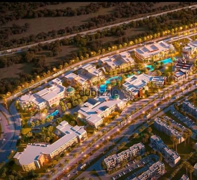 مكتب إداري 97م² للبيع Open Air Mall Extension على المدخل الرئيسي مباشرة أميز مبنى بدون نسب تحميل إنشاءات المشروع وصلت لحوالي 80%