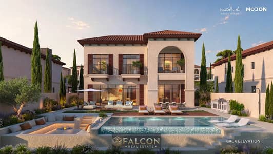 قصر فاخر متشطب بالكامل بالPool ,  بالمطبخ و التكييفات و الاسانسير صف اول علي البحر و مرسي اليخوت بفيو بانورامي 360° في راس الحكمه من مدن الاماراتيه