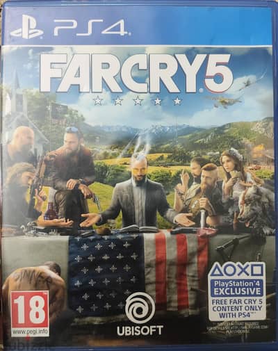 لعبة PS4 بحاله زيرو (Far Cry5 إنجليزي)