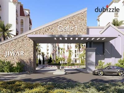 71 sqm apartment for sale in Jiwar, 6th Settlement, next to Alcazar and minutes from AUC. 5% down payment, installments up to 8 years.