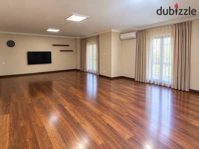 For rent, a law in Al Rehab with a kitchen and air conditioning, special finishes, 197 m with a 60 m garden.