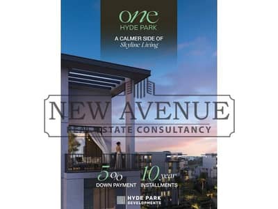Sky Villa for Sale in Hyde Park One New Cairo | Prime Location on 90th St | Phase 1 Lowest Price Launch | 5% Down Payment & 10 Years Payment Plan
