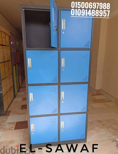 لوكر معدن صاج محمل مستورد _ دولاب _ وحدات_ دهان اليكتروستاتيك _ locker