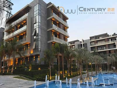. opportunity own now Apartment Direct view pool and  view water features, for Sale in El Patio Oro – 5th Settlement- Very prime location, Ready to mo