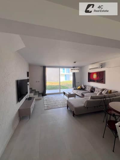 Under Market Price Townhouse Corner Wit garden Fully finished With furniture Open view Resale  in Fouka Bay Ready for viewing