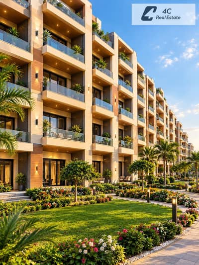 Apartment for sale in the "Greens" phase of Hyde Park Compound Fifth Settlement featuring a distinctive view and the longest installment plan availabl