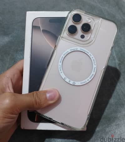 iPhone 16 pro max / ايفون 16 برو ماكس بطارية 100 حالة ممتازة زي الجديد