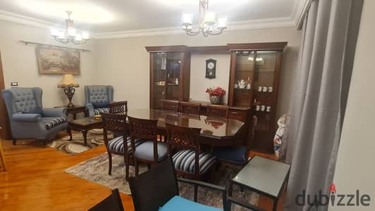 160-square-meter furnished apartment for rent in Madinaty (B11); super-lux finishes, located close to amenities.