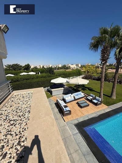 Fully Furnished Standalone Villa For Sale with Land 1000Sqm in Palm Hills Hacienda Bay - North Coast | Ready To Move
