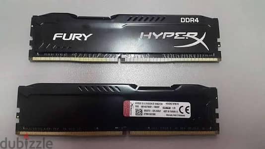 2×16 = 32 جيجا رام DDR 4 باس 2666 cl 16