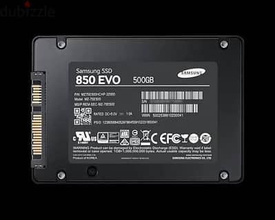 hard  500 giga SSD Samsung evo 850