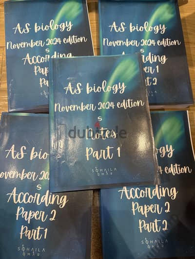 A/S Biology November 2024 Edition Notes & Past Papers