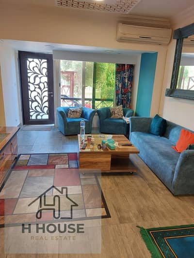 شقه مفروشه للايجار في الرحاب - القاهره الجديده-شقه مفروشه مودرن بجاردن - قريبه من الخدمات(gate way-mall one-كنيسة الرحاب) بسعر مميز وتشطيب خاص ومودرن