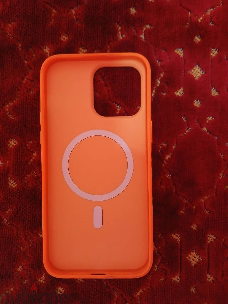 جراب ايفون pro max 14 orange case 2