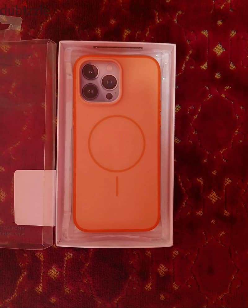 جراب ايفون pro max 14 orange case 1