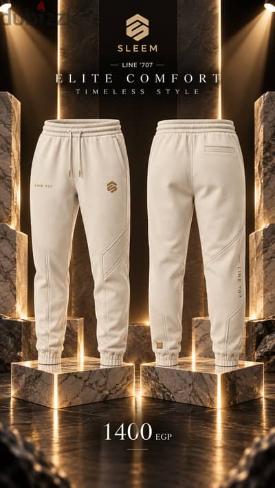 SLEEM Line 707 — Tailored Sweat Pants Joggers | Made to Order