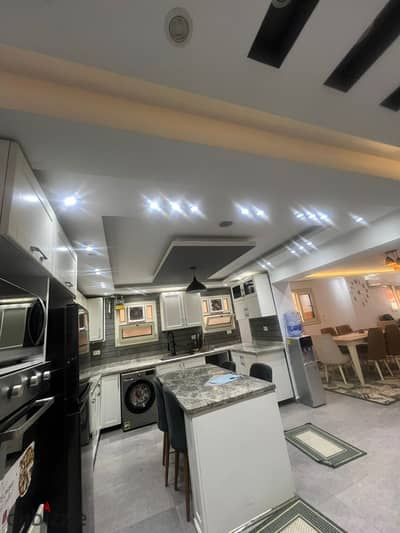 Fully furnished, air-conditioned apartment for rent daily or monthly in Nasr City from Abbas Al Akkad near Genena Mall