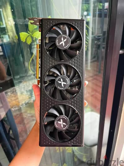 rx 6650 xt xfx 3 fan بدون كرتونه