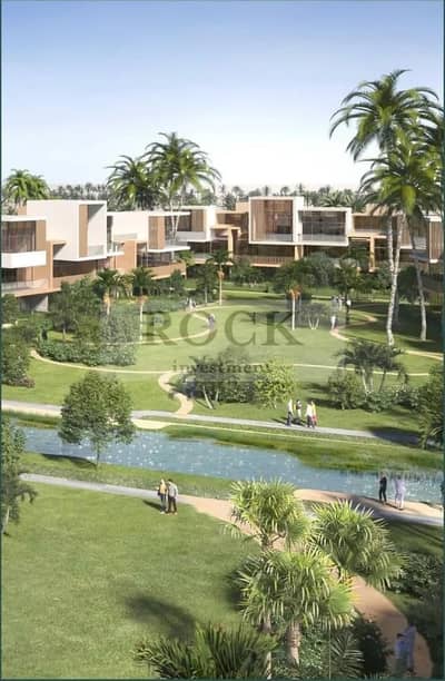 Apartment For sale 118 sqm fully finished ground floor with garden Down payment and remaining installments  in Marvel New Zayed Compound Al Marasem