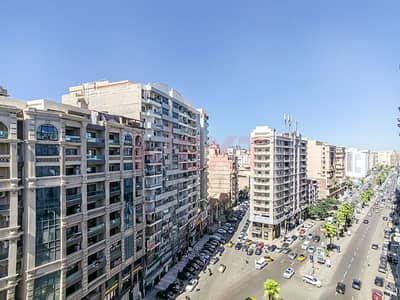 شقة للايجار 240م - سموحة - شارع فوزى معاذ