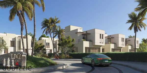 349 sqm villa in Liwan Residence, Sheikh Zayed. Prime location, 10% down payment, and installments up to 10 years.