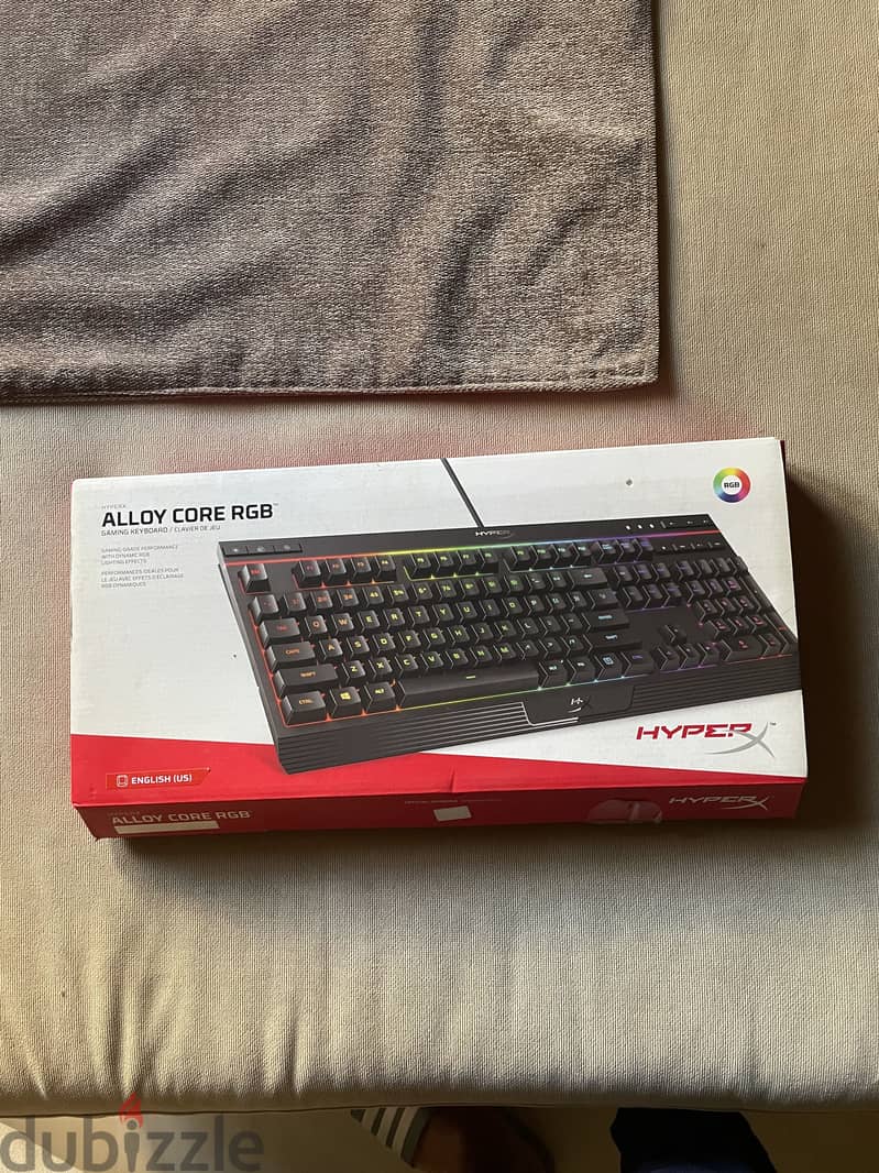 HyperX Alloy Core RGB Membrane Gaming Keyboard 1